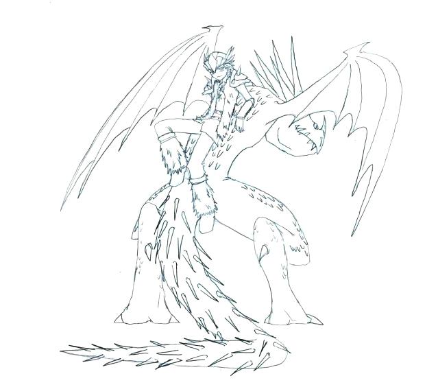 639x564 Deadly Nadder Coloring Page I Hope You Like It Deadly Nadder