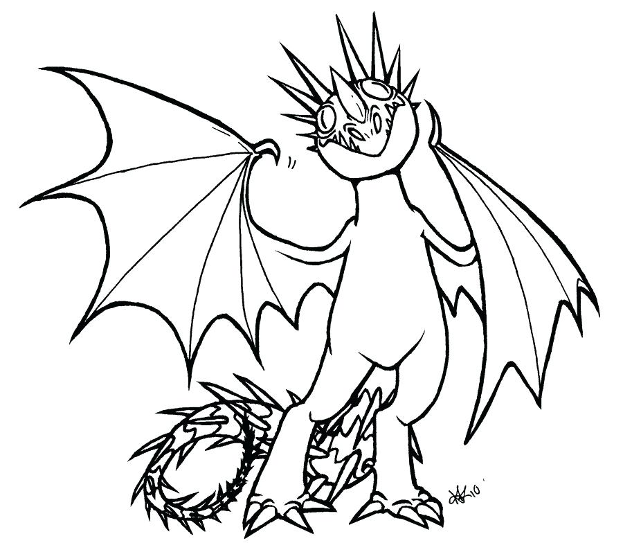 900x797 Deadly Nadder Coloring Page Says By How To Train Your Dragon