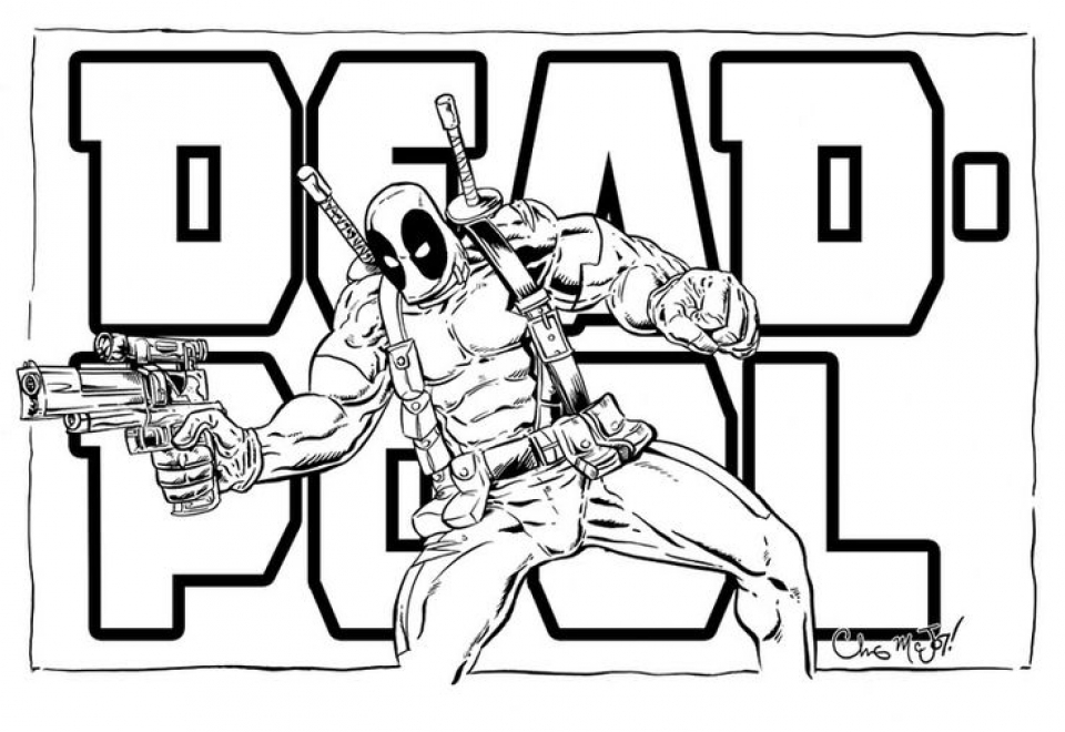 960x660 Get This Free Deadpool Coloring Pages 467389 !