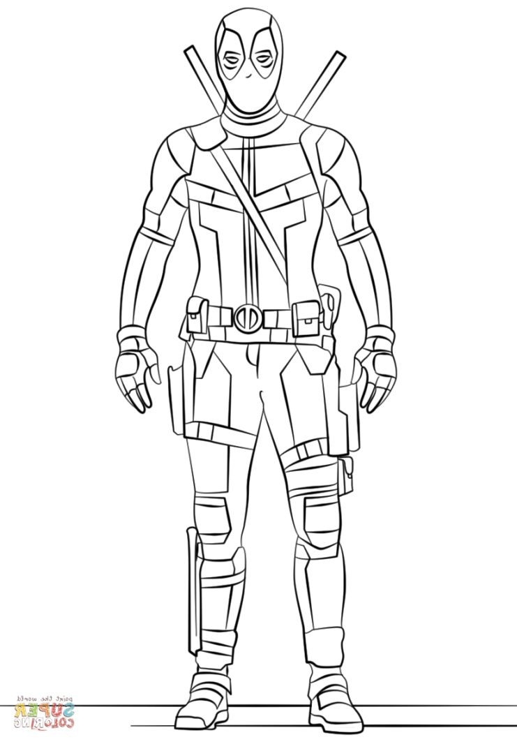 741x1066 Lego Deadpool Coloring Pages Free Coloring For Kids 2018