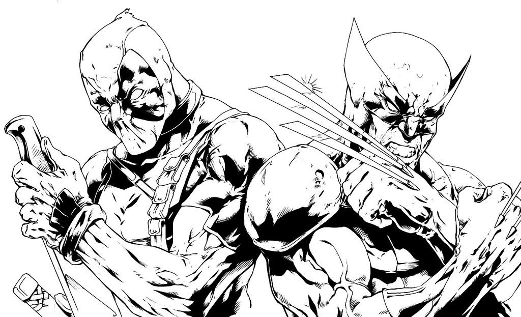 1024x623 Deadpool Coloring Pages 04 Coloring Pages Deadpool
