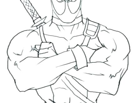 440x330 Deadpool Coloring Pages For Kids Pencari.co