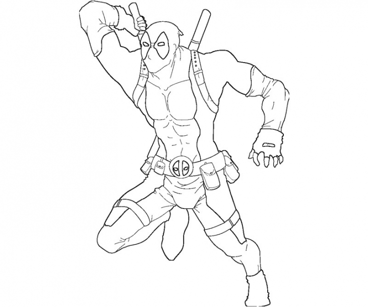 730x608 Best Printable Deadpool Coloring Pages Free 3608 Printable