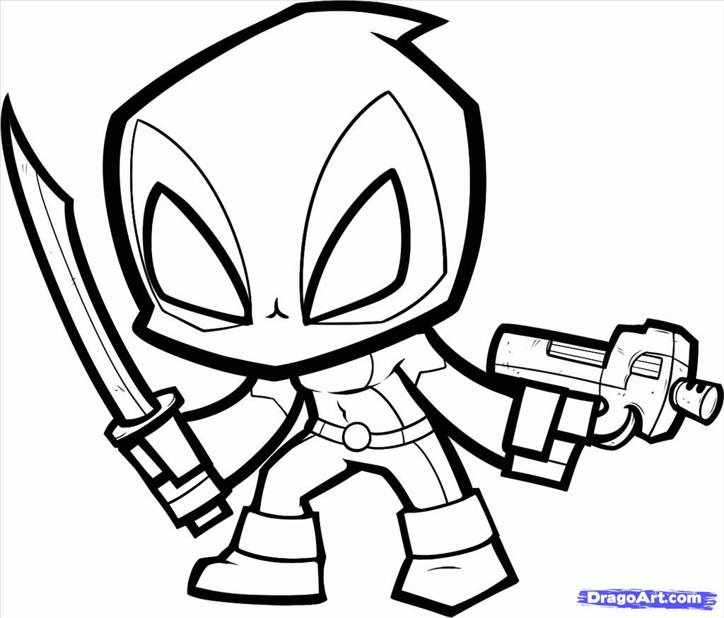 1024x874 Deadpool Coloring Sheets