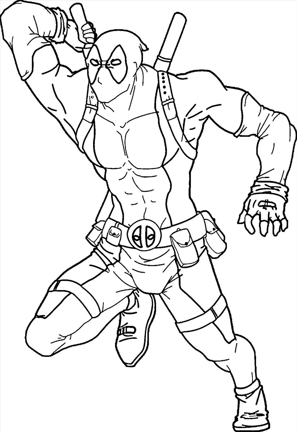 1024x1487 Deadpool Coloring Pages