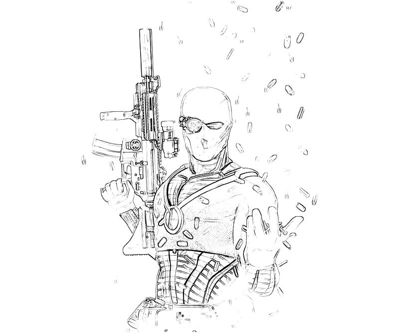 800x667 Deadshot Coloring Pages