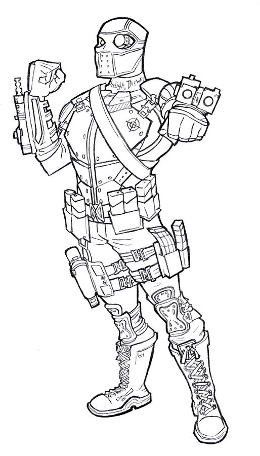 514x900 Coloring Pages Deadshot, Printable For Kids Amp Adults, Free