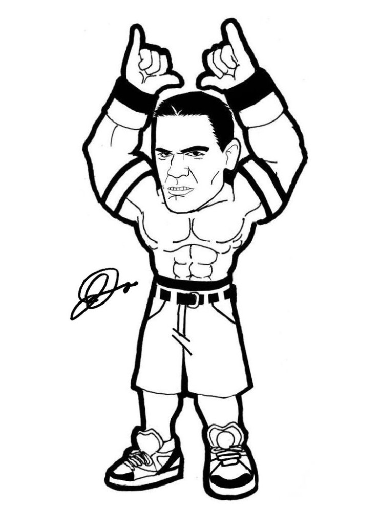 744x1024 John Cena Coloring Pages Coloring Pages John Cena