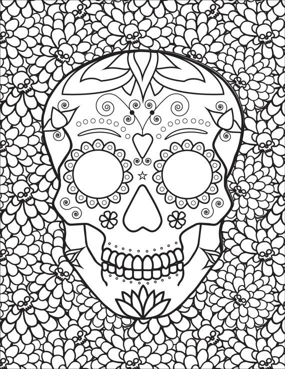 Death Coloring Pages