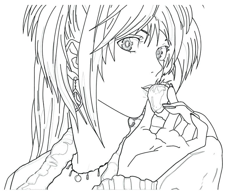 800x667 Death Note Coloring Pages Beautiful Print Fancy For Your Picture