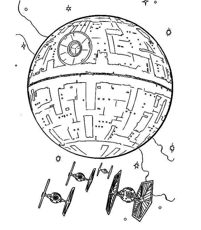 700x800 Death Star Wars Free Coloring Page Adults, Movies, Star Wars