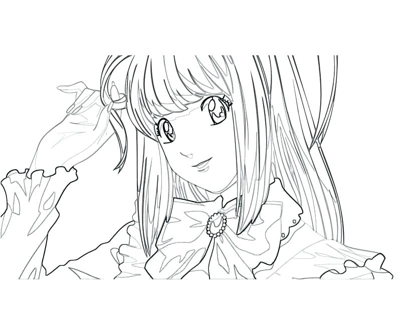 800x667 Death Note Coloring Pages Death Note Anime Coloring Pages L Death