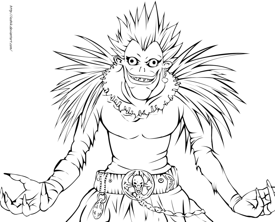 900x728 Death Note Coloring Pages Coloring Pages For Free