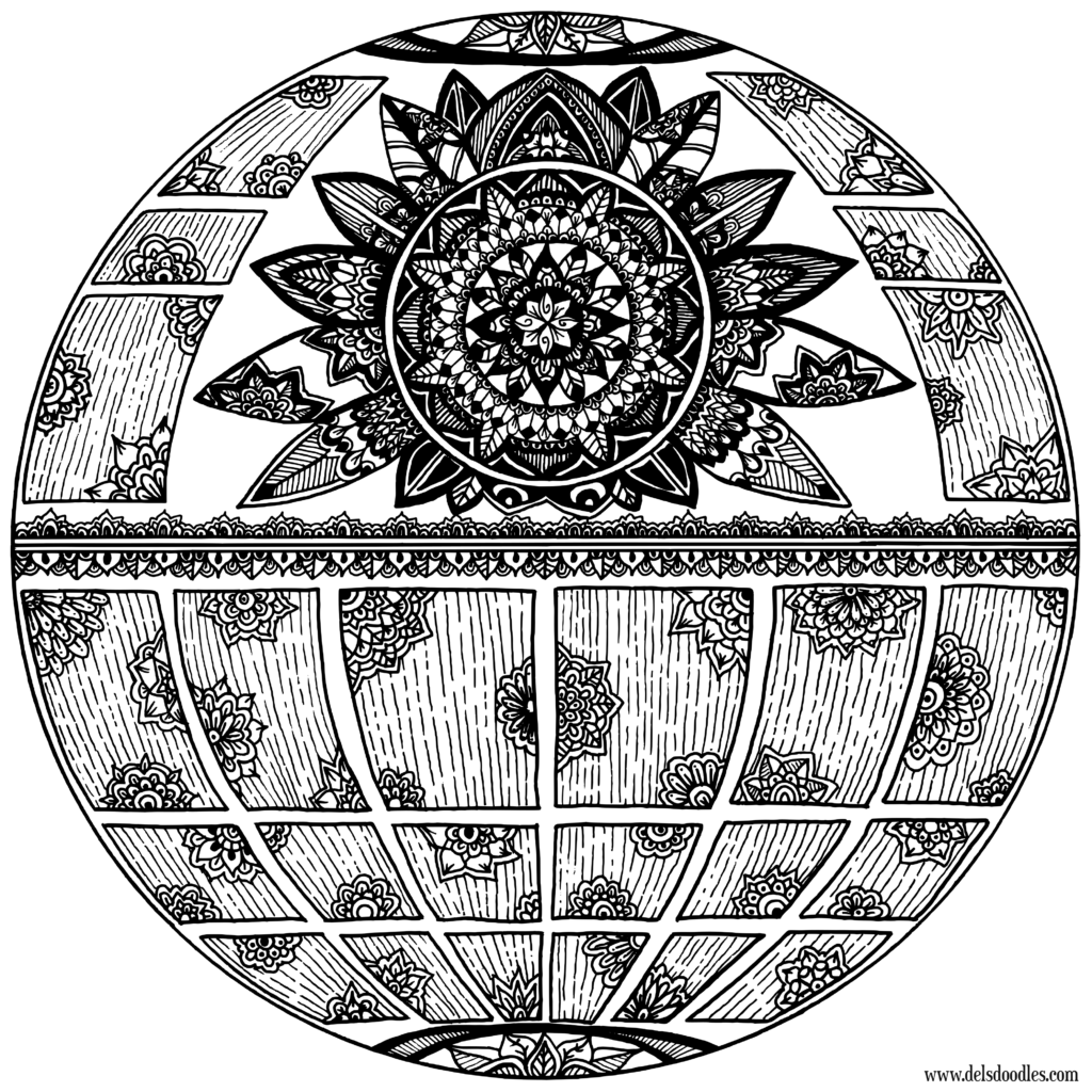 1024x1024 Deathstar Coloring Page By Welshpixie On Best Of Death