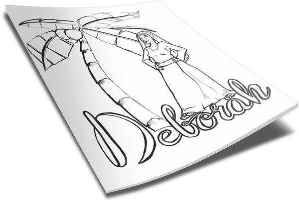 600x406 Deborah Coloring Page Children's Ministry Deals