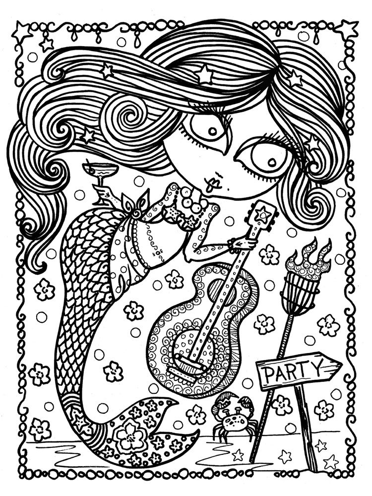 750x1000 Deborah Muller Art Chubbymermaid Dragons, Mermaids, Fairies