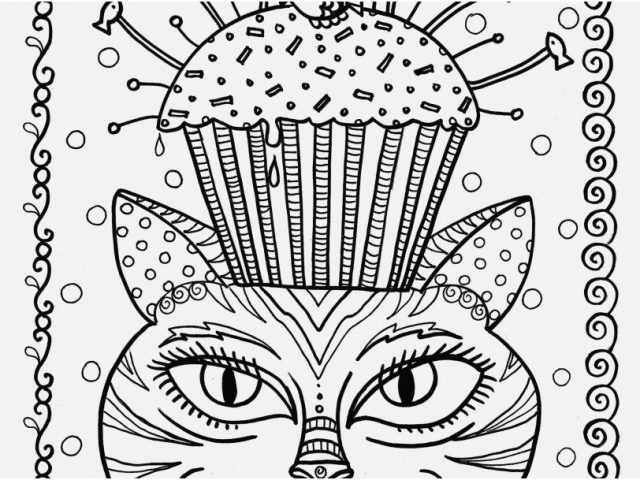 640x480 Grown Up Coloring Pages Cats View Adult Cat Cup Cake By Deborah