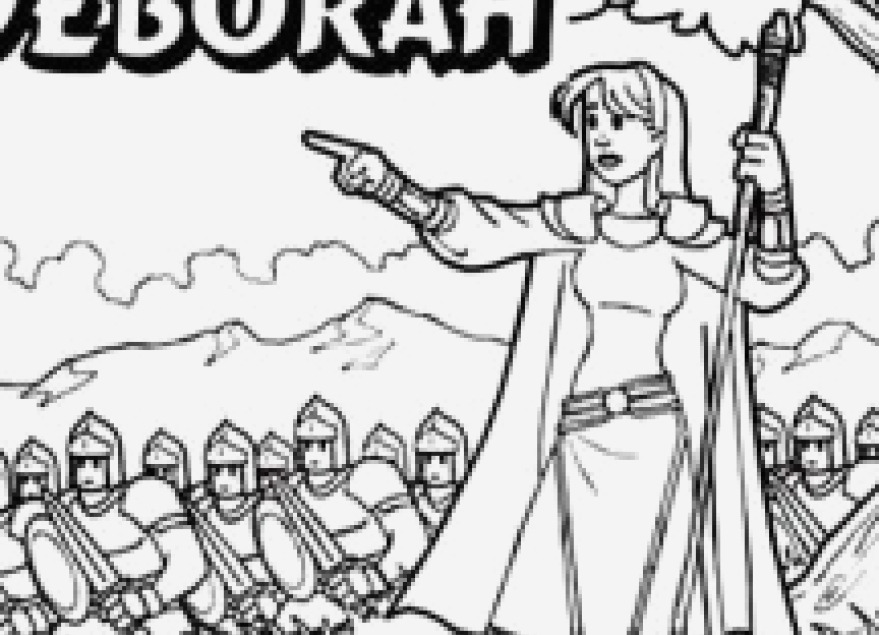879x635 Luxury Deborah Coloring Page Images