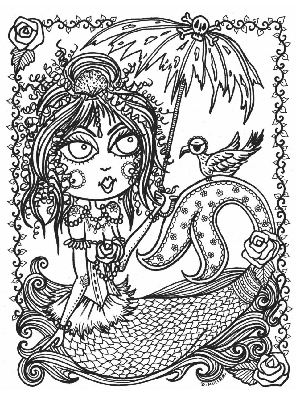 960x1304 Spiral Bound Coloring Books Forl Sizes Mermaid Wonders Mindful