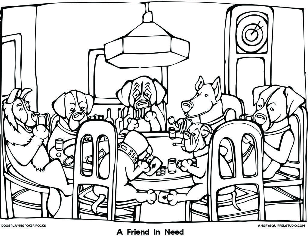 1024x791 Pin By Angry Squirrel Studio On Dogs Playing Poker Rocks