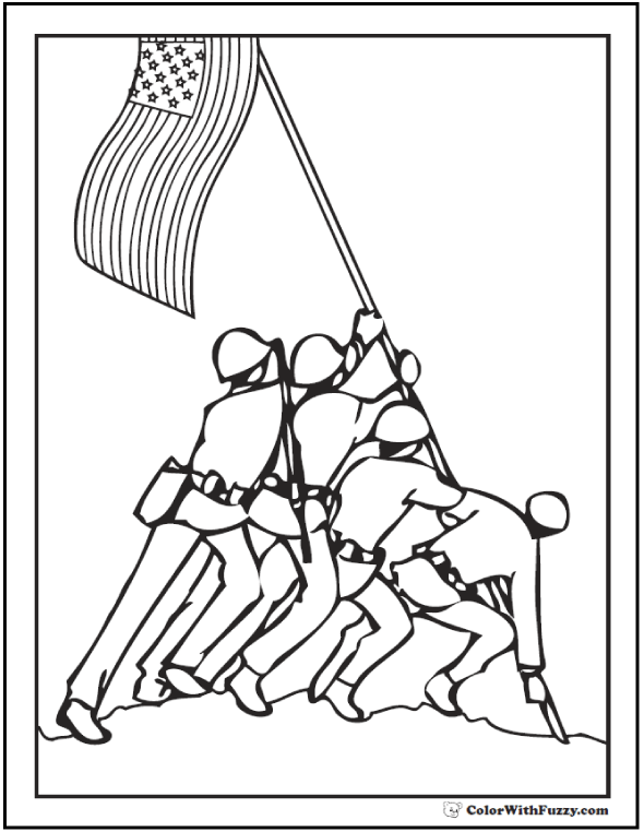 590x762 Fourth Of July Coloring Pages Print And Customize