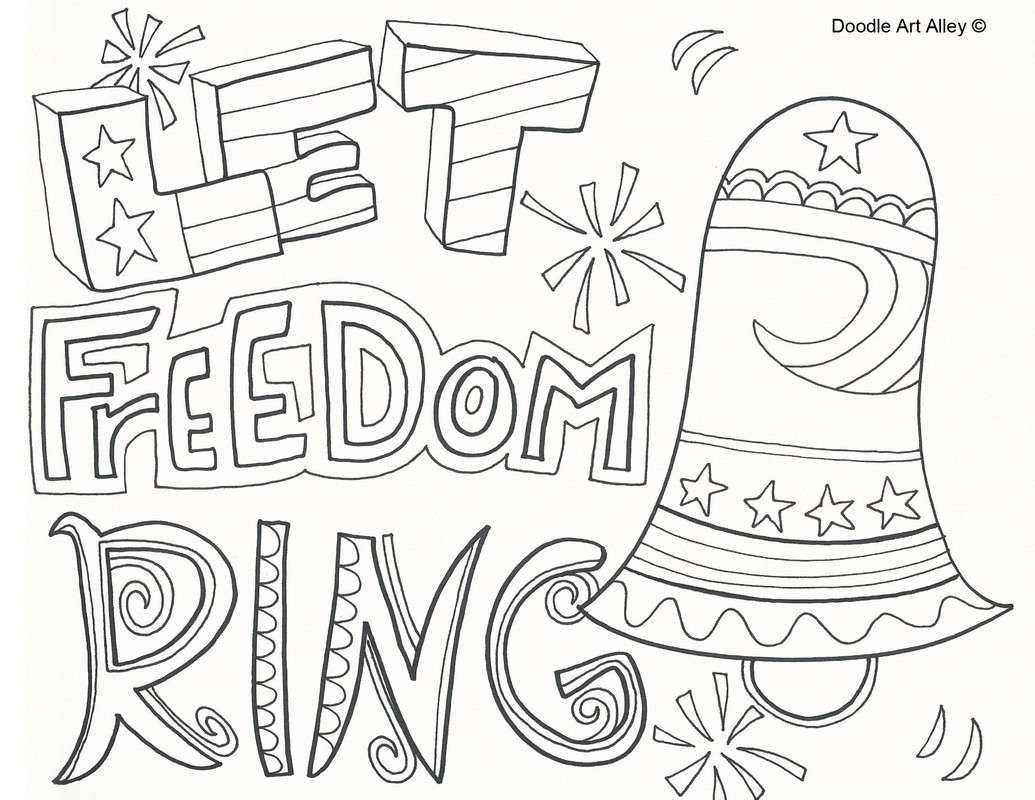 1035x800 Writing The Declaration Of Independence Coloring Page 12 Pages