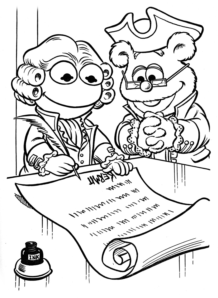 900x1233 Declaration Of Independence Coloring Collection Day Pages Doodle
