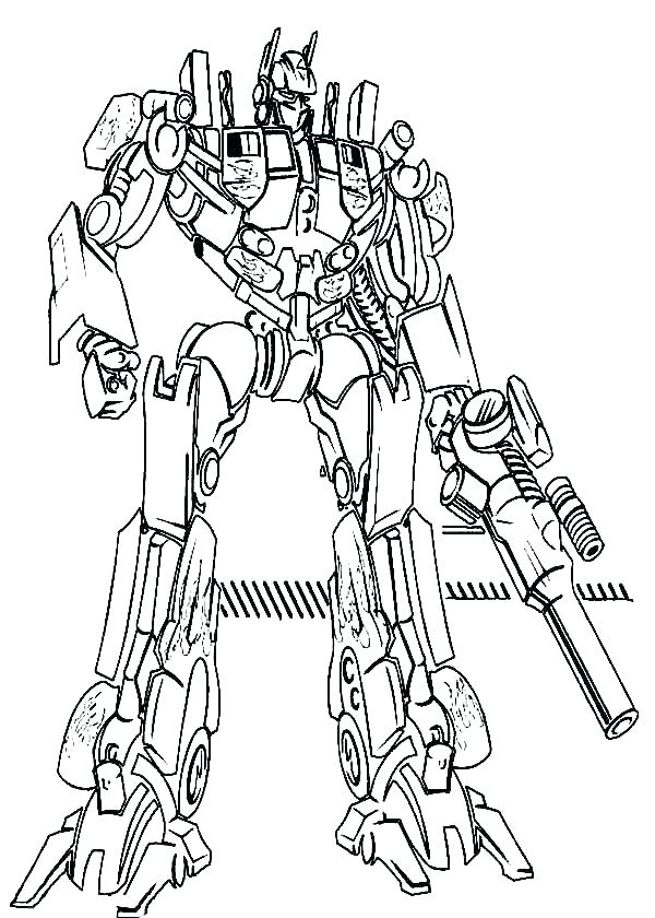 600x840 Transformers Optimus Prime Coloring Pages Free Printable Prime