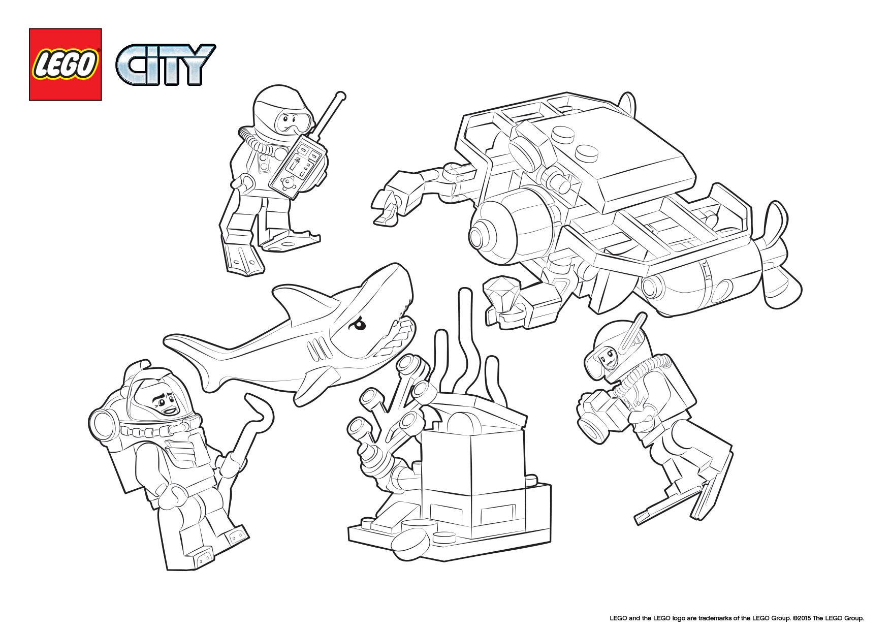 Deep Sea Coloring Pages