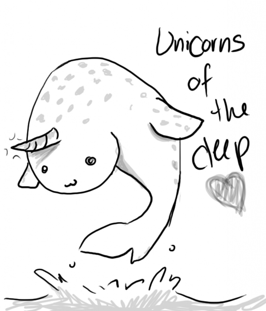 877x1024 Luxury Narwhal Is The Unicorn The Deep Sea Coloring Page Free