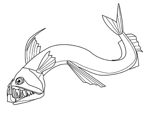 Deep Sea Creatures Coloring Pages