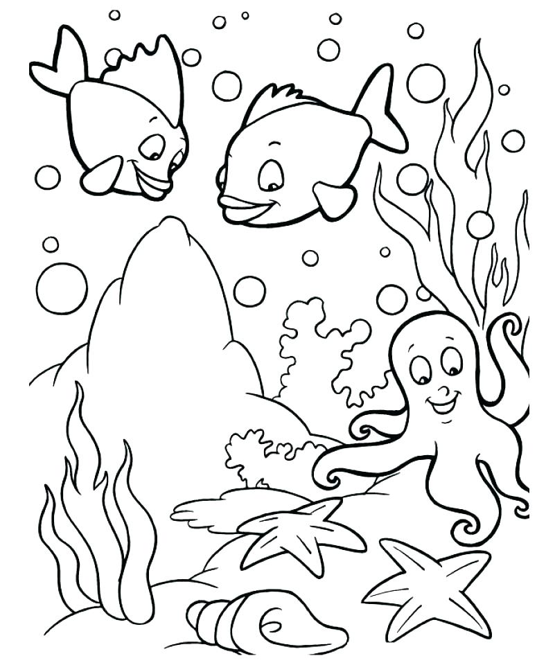 775x960 Deep Sea Creatures Coloring Pages Autoinsuranceny.club