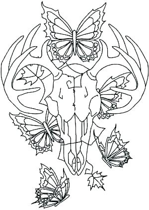 300x423 Whitetail Deer Coloring Pages Deer Coloring Page Whitetail Deer