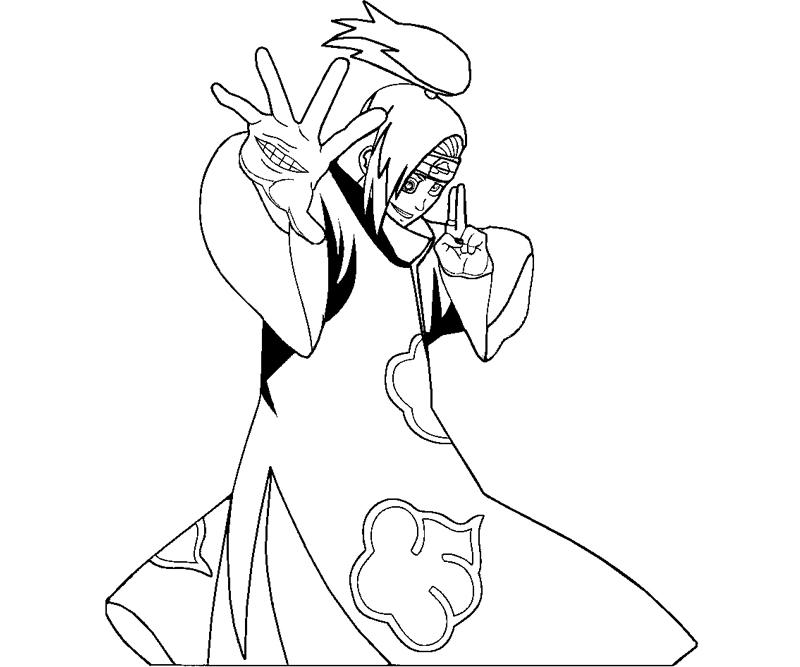 800x667 Deidara 10 Coloring Crafty Teenager