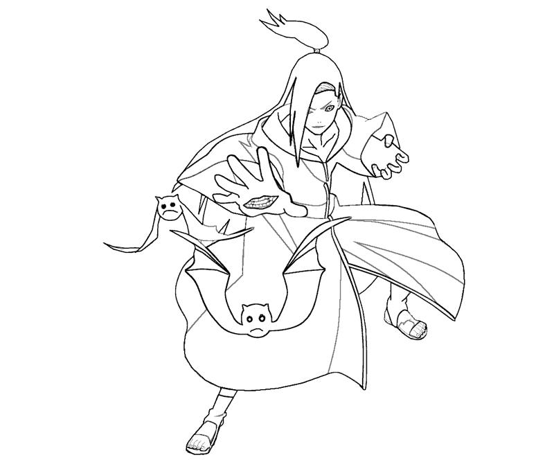 800x667 Deidara 11 Coloring Crafty Teenager