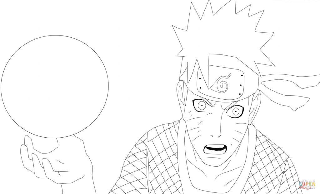 1024x623 Naruto 697 Cartoon Coloring Page