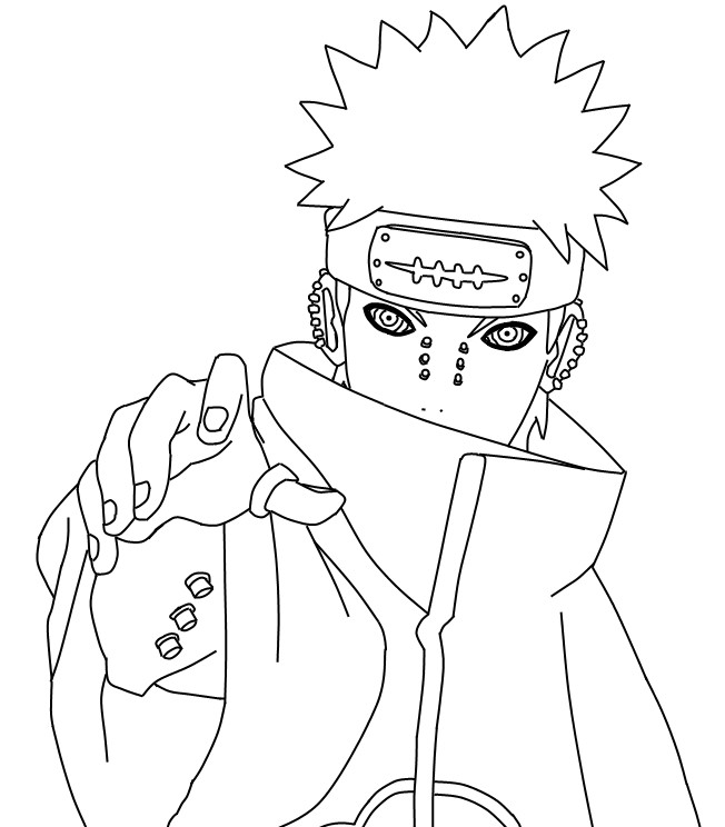 652x744 Akatsuki Coloring Pages