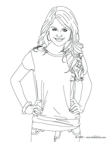 Demi Lovato Coloring Pages