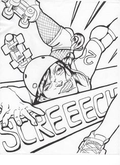 236x324 Roller Skate Coloring Page Roller Skating, Worksheets