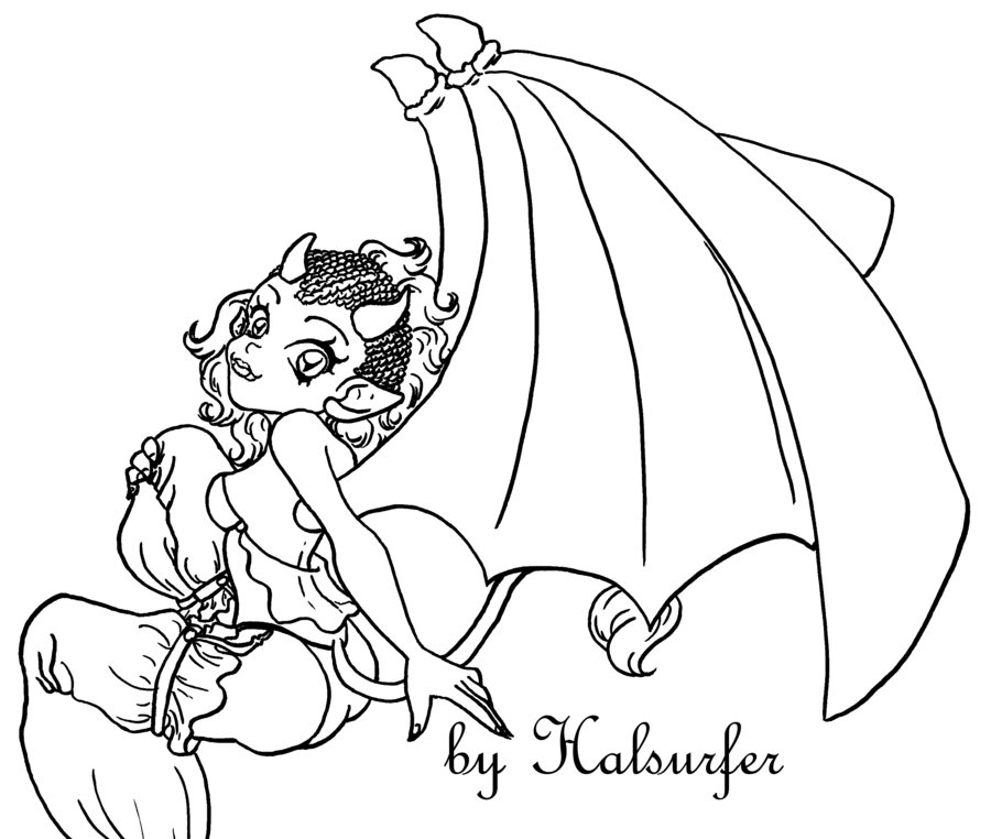 900x762 Demon Coloring Page Printable Coloring Pages