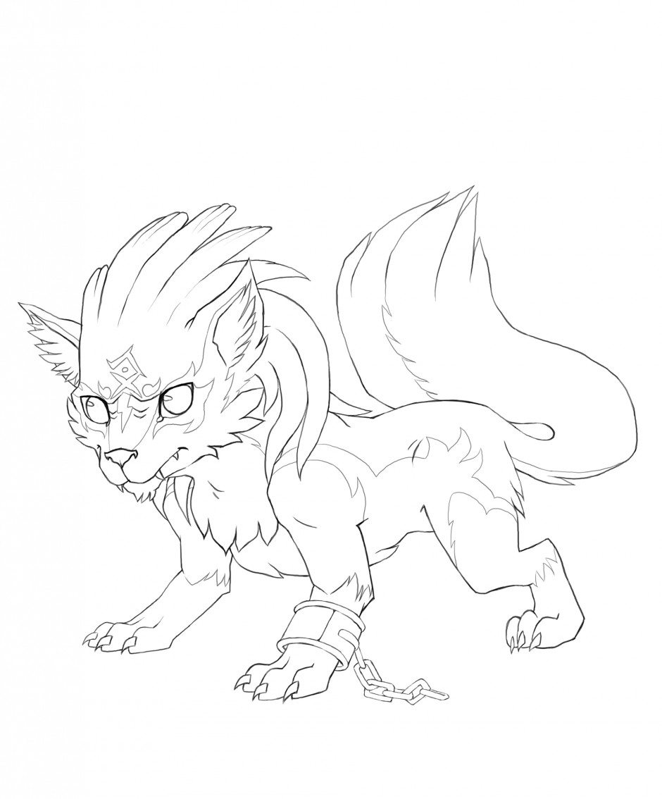 940x1134 Demon Coloring Pages For Adults Twilight Wolf Colouring Pages