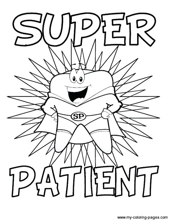 567x743 Dental Coloring Pages Printable Tooth Color Page Coloring Page