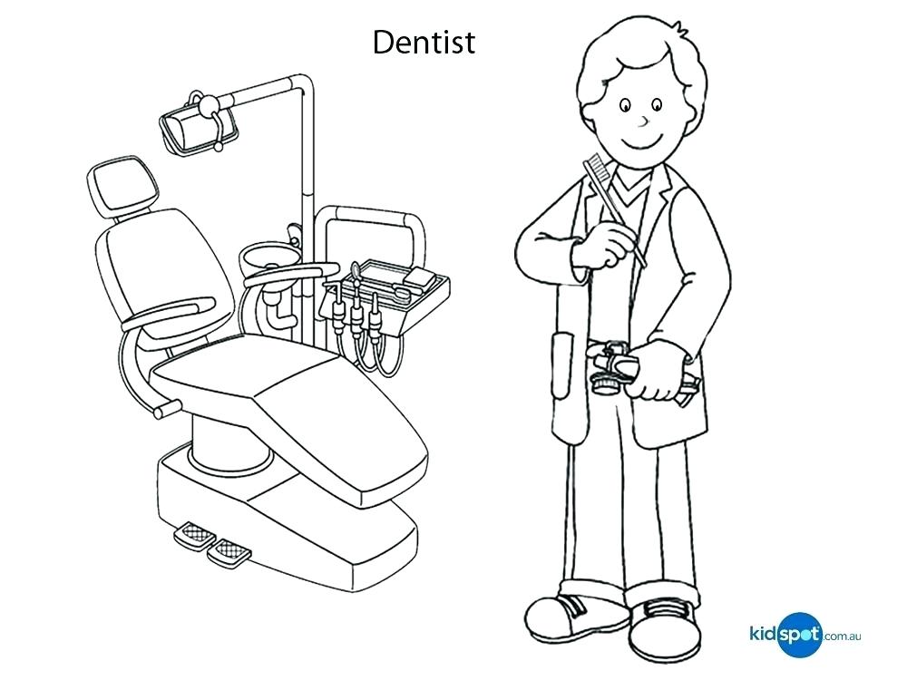 1000x750 Ideas Dentist Coloring Pages For Dental Health Coloring Pages Kids