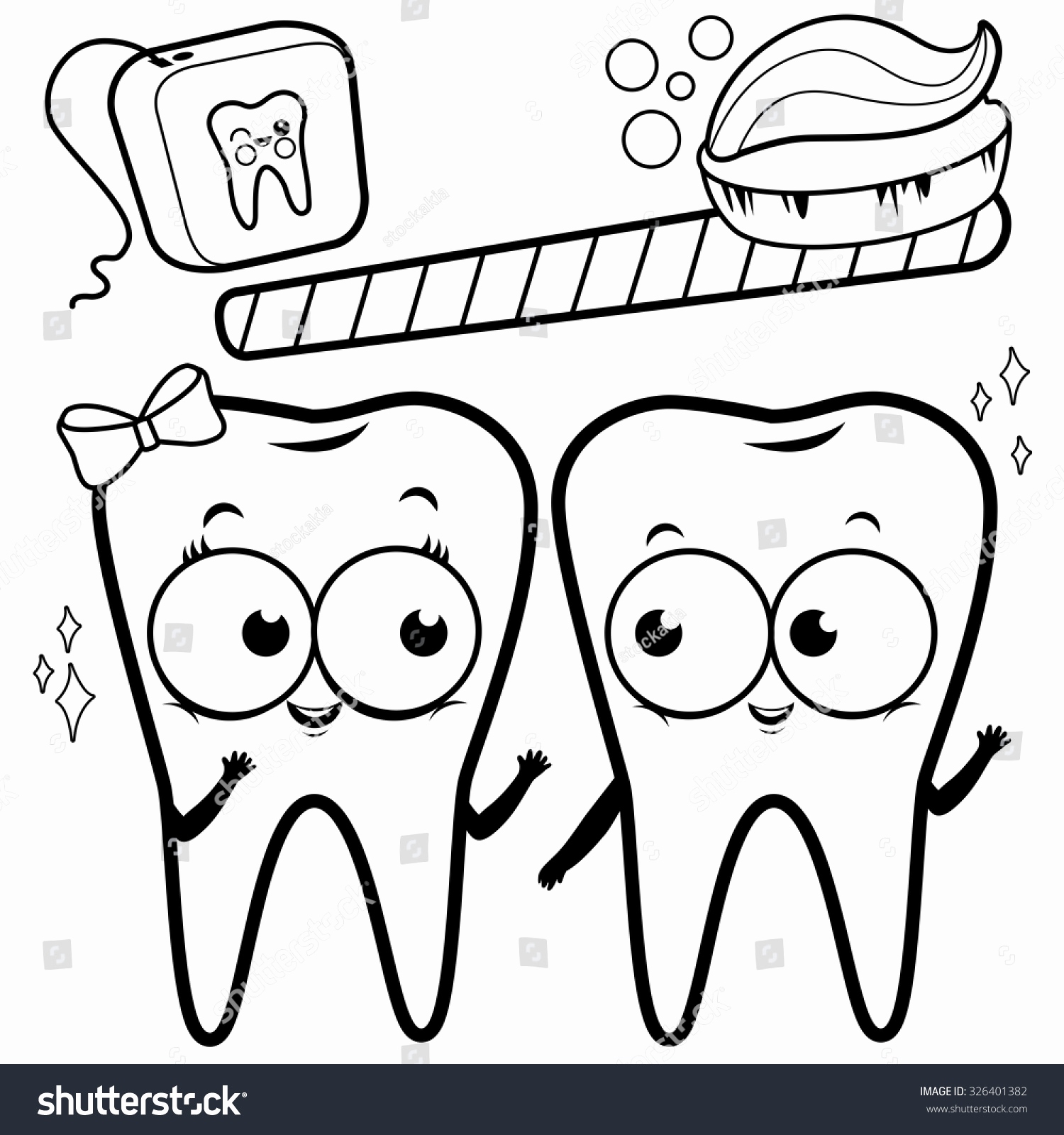 1500x1600 Dental Coloring Pages Dentist Luxury Page Cartoon Teeth Toothbrush