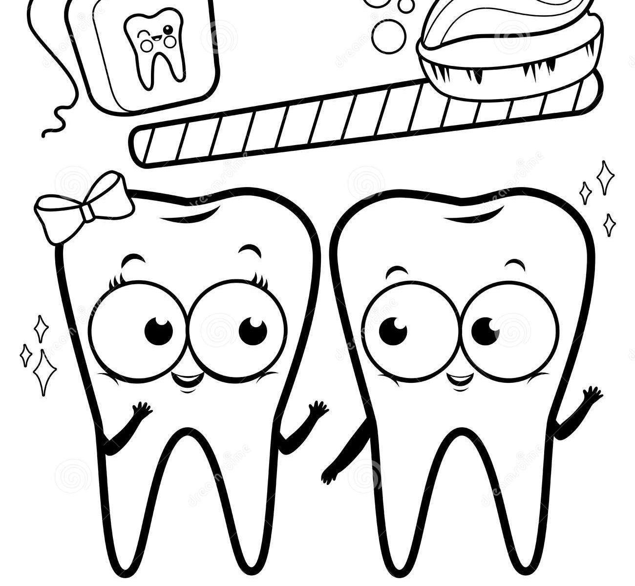 1300x1200 Dentist Coloring Page For Kids Literarywondrous Teeth Pages