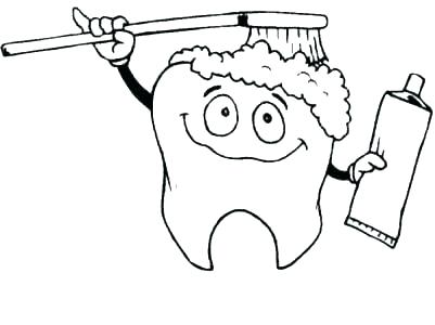 401x300 Teeth Coloring Page Tooth Color Page Dental Coloring Pages
