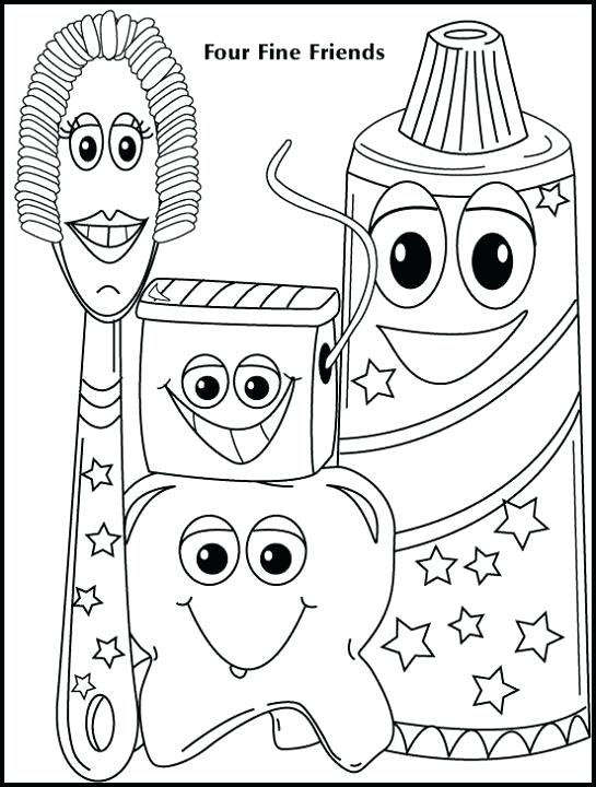 545x720 Free Dental Coloring Pages Dental Health Coloring Pages Excellent