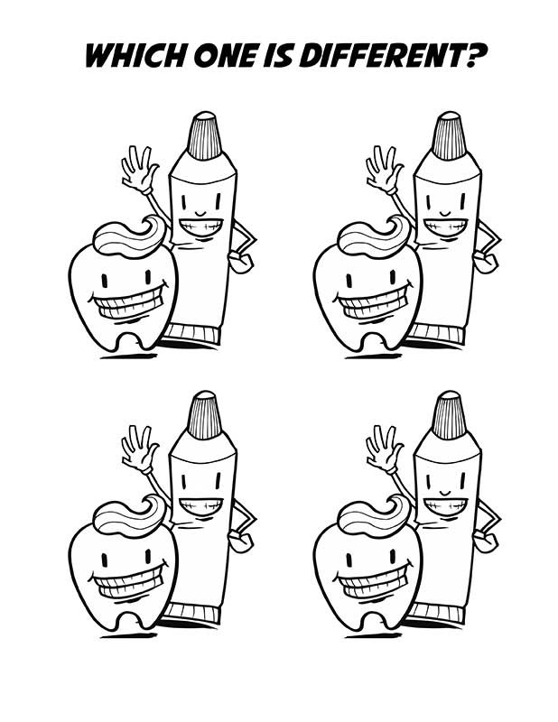 Dental Hygiene Coloring Pages