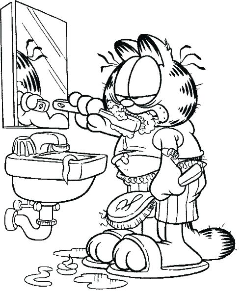 495x599 Dental Hygiene Coloring Pages