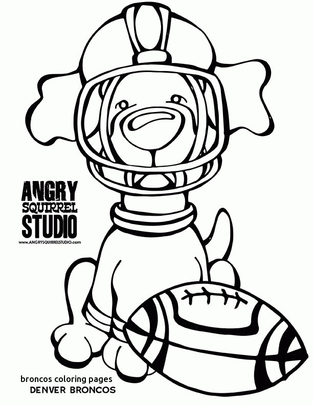 612x792 Broncos Coloring Pages Awesome Denver Broncos Logo Coloring Page